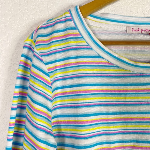 Fresh Produce Promenade Multicolor Stripe Catalina Top - Picture 3 of 6
